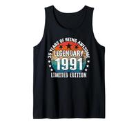 Legendary Since 1991 Limited Edition 35th Birthday Tank Top