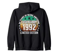 Legendary since 1992 Limited Edition 34th Birthday Zip Hoodie
