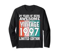 Legendary Since 1997 Limited Edition 29th Birthday Long Sleeve T-Shirt