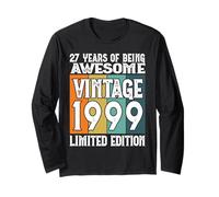 Legendary Since 1999 Limited Edition 27th Birthday Long Sleeve T-Shirt