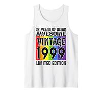 Legendary Since 1999 Limited Edition 27th Birthday Tank Top