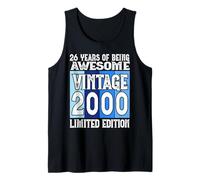 Legendary Since 2000 Limited Edition 26th Birthday Tank Top
