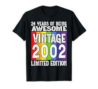 Legendary Since 2002 Limited Edition 24th Birthday T-Shirt