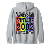 Legendary since 2002 Limited Edition 24th Birthday Zip Hoodie