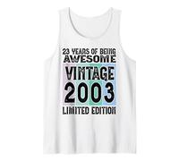 Legendary Since 2003 Limited Edition 23rd Birthday Tank Top