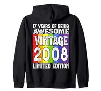 Legendary since 2008 Limited Edition 17th Birthday Zip Hoodie