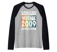 Legendary since 2009 16th Birthday Limited Edition Raglan Baseball Tee