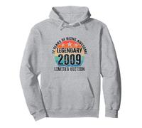 Legendary since 2009 Limited Edition 17th Birthday Pullover Hoodie