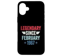 Legendary Since February 1967 Case for iPhone 16 Plus