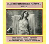 Legendary Singers in Rare Live - 1934-1940 [IMPORT]
