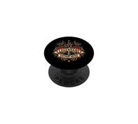 Legendary Tattoo Artist Classic Rose And Swallows Badge PopSockets Adhesive PopGrip