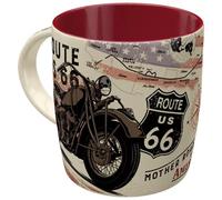 Nostalgic-Art 43061 43061-US Highways-Route 66 Bike Map, Mug, Ceramic