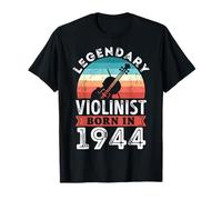 Legendary Violinist born 1944 80th Birthday Gifts Violin T-Shirt