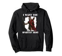 Legendary warriors of Sparta King Leonidas I Spartan Pullover Hoodie