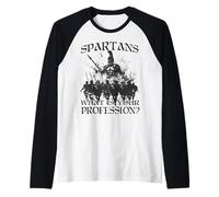Legendary Warriors of Sparta King Leonidas I Spartan Raglan Baseball Tee