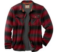 Legendary Whitetails Archer Flannel Thermal Lined Shirt Jacket for Men, Quilted Insulated Plaid Work Outerwear Coat, Cabin Fever Plaid, S