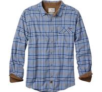 Legendary Whitetails Men's Buck Camp Flannel, Long Sleeve Plaid Button Down Casual Shirt, Corduroy Cuffs, Mayberry Plaid, 3XL