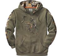 Legendary Whitetails Men's Camo Outfitter Hoodie, Army, 3X-Large Dark Green