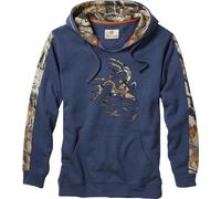 Legendary Whitetails Men's Camo Outfitter Hoodie, Crater Lake Blue Heather, XL
