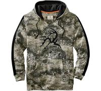 Legendary Whitetails Men's Camo Outfitter Hoodie, Mossy Oak Coyote, XL Tall