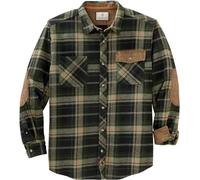 Legendary Whitetails Men's Harbor Heavyweight Flannel Shirt, Mallard Plaid, XL Tall