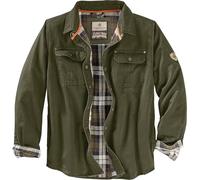 Legendary Whitetails Mens Journeyman Rugged Shirt Jacket, Dark Army, X-Large