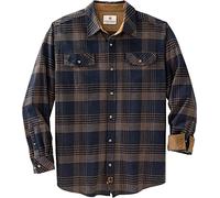 Legendary Whitetails Men's Legendary Flannel Shirt, Peace Navy Melange, 5X-Large