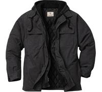 Legendary Whitetails Men's Maplewood Hooded Shirt Jacket, Charcoal Heather, XL