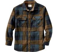 Legendary Whitetails Men's Navigator Fleece Button Up Shirt, Blue Moon Square, Large
