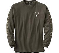 Legendary Whitetails Men's Non-Typical Long Sleeve T-Shirt, Swamp, XXL