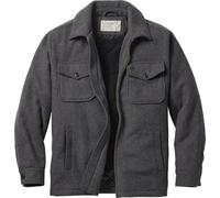 Legendary Whitetails Men's Outdoorsman Wool Coat Winter Outerwear Jacket Berber Lined Work Clothing, Charcoal Heather, L