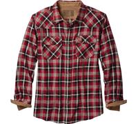 Legendary Whitetails Men's Shotgun Western Flannel Shirt Button, Bullseye Plaid, Medium