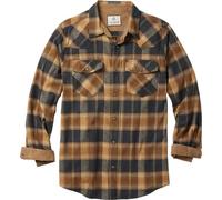 Legendary Whitetails Men's Shotgun Western Flannel Shirt, Fireglow Plaid, XL