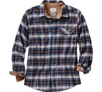 Legendary Whitetails Men's Standard Buck Camp Flannel Shirt, Ironwood Plaid, Large