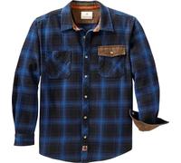 Legendary Whitetails Men's Standard Harbor Heavyweight Flannel Shirt, Lakes Plaid, Small