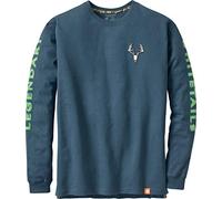 Legendary Whitetails Men's Standard Legendary Non-Typical Long Sleeve T-Shirt, Slate, X-Large