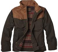 Legendary Whitetails Men's Stockyards Bozeman Canvas Western Coat Jacket, Moose Brown, 3XL Big