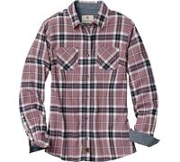 Legendary Whitetails Women's Long Sleeve Plaid Flannel Button Up Shirt 100% Cotton, Camellia Garden Plaid, M