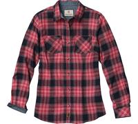 Legendary Whitetails Women's Long Sleeve Plaid Flannel Button Up Shirt 100% Cotton, Pink Rodeo Plaid, M