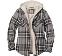 Legendary Whitetails Womens Open Country Sherpa Lined Hooded Shirt Jacket