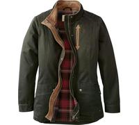 Legendary Whitetails Women's Standard Saddle Country Shirt Jacket, Dark Army, Small