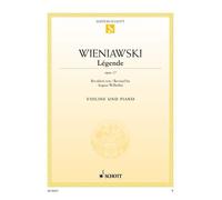 Légende op. 17 Separate edition violin and piano (advanced) Wieniawski Schott Mu