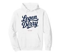LegenDerry (Legendary Derry) Northern Ireland Navy/Red Print Pullover Hoodie