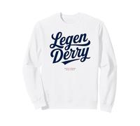 LegenDerry (Legendary Derry) Northern Ireland Navy/Red Print Sweatshirt