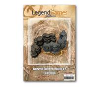 LegendGames Resin Caverns - Curved Walls x2