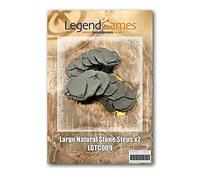 LegendGames Resin Caverns - Large Natural Stone Steps x2