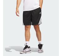 adidas Men's Legends 3-Stripes Basketball Shorts, Black/White, S 5 inch