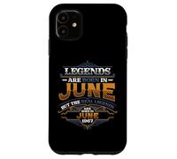Legends Are Born In June 1967 Mens Birthday Case for iPhone 11