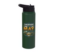 Legends are Born in May 1941 Mens 83th Birthday Stainless Steel Insulated Water Bottle