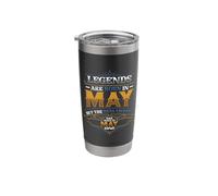 Legends are Born in May 1946 Mens Birthday Stainless Steel Insulated Tumbler
